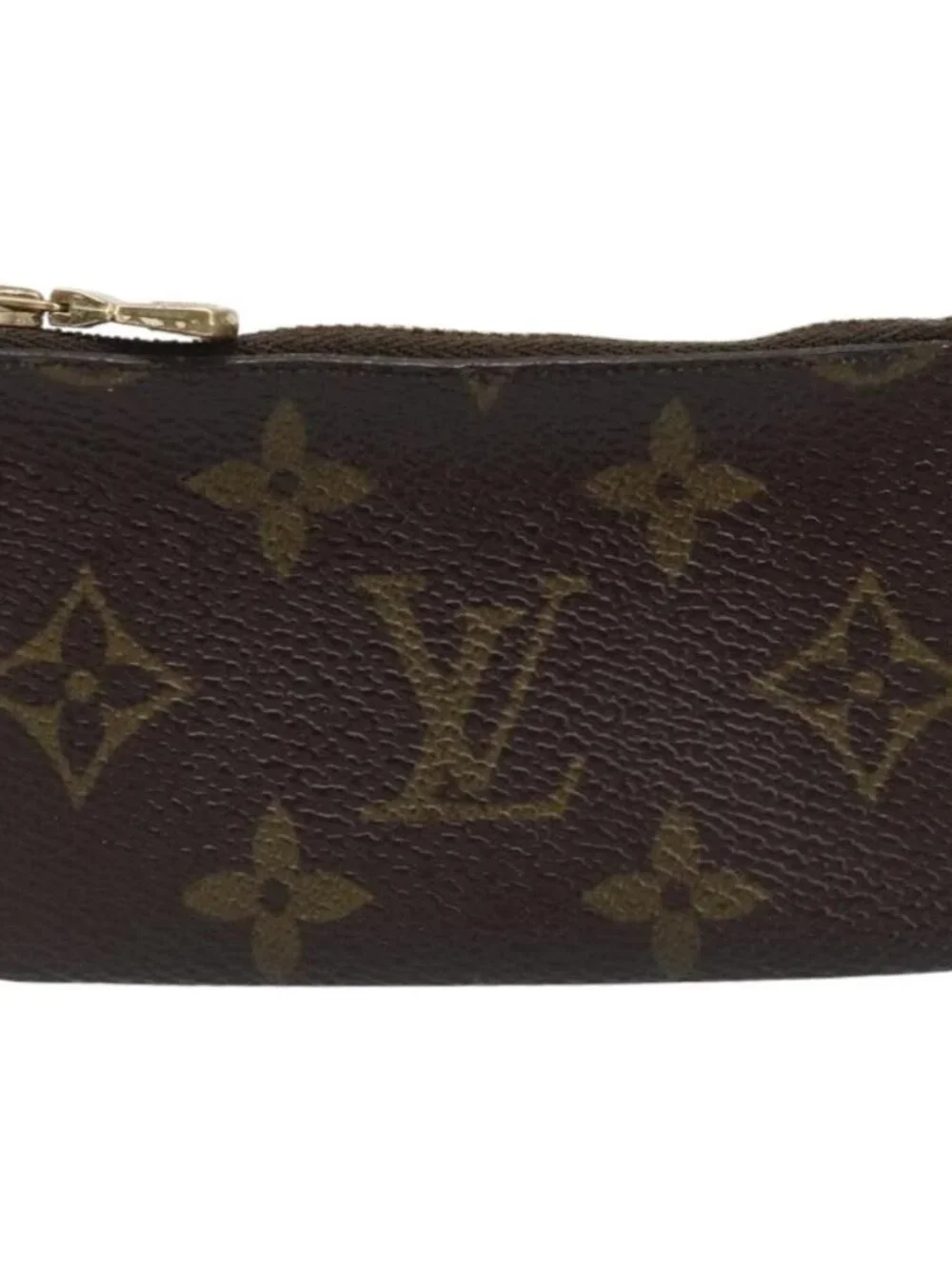 LOUIS VUITTON Monogram Pochette Cles Coin Purse M62650 LV Auth LNZ174